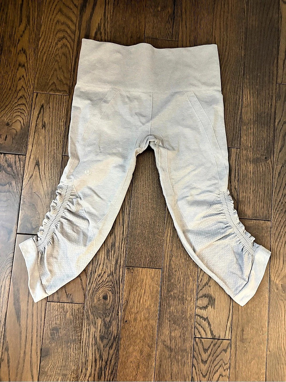 Lululemon In The Flow Crop II Ruched Leggings